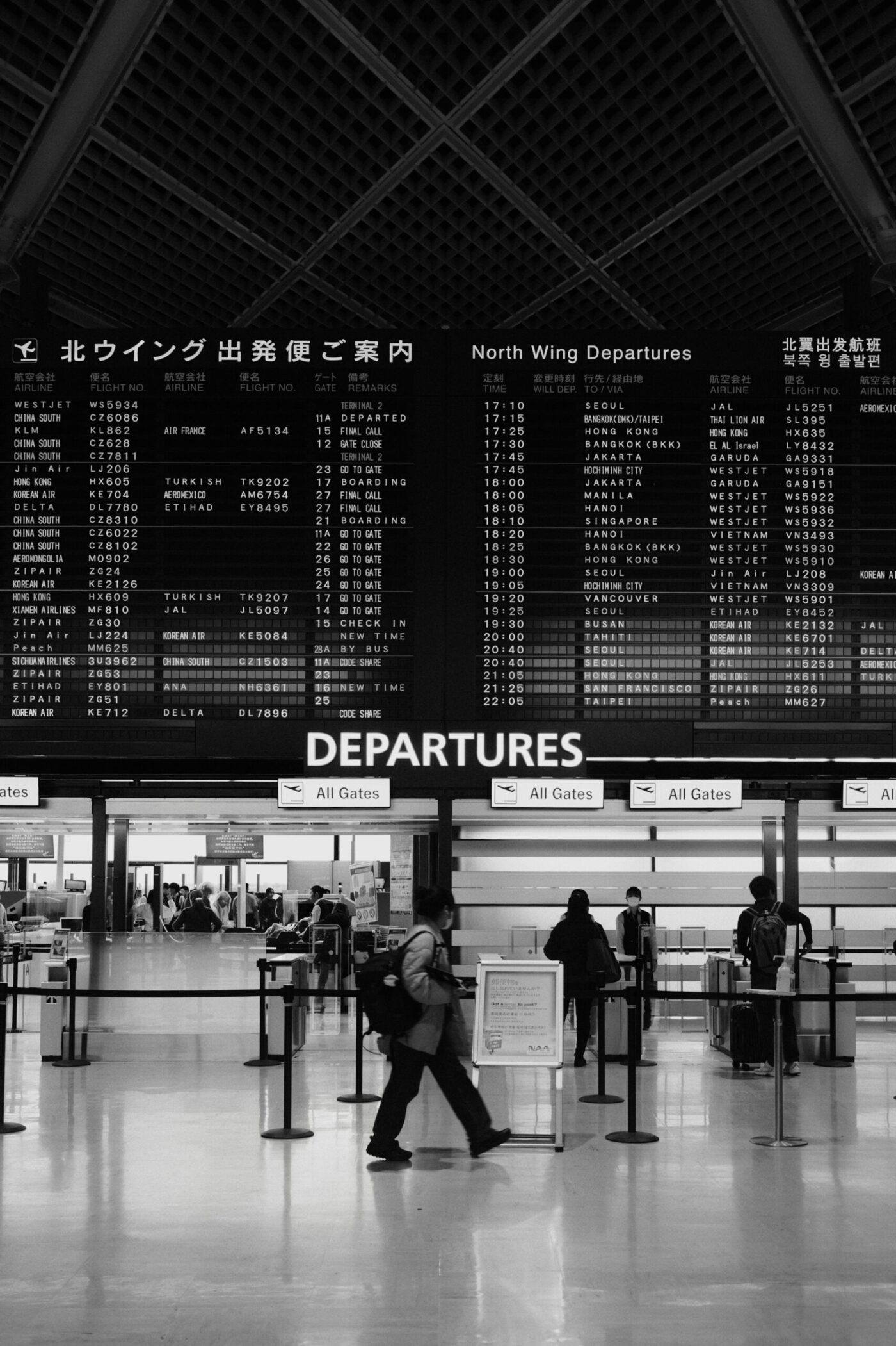 Airport departure board, representing the warning signs of international parental kidnapping